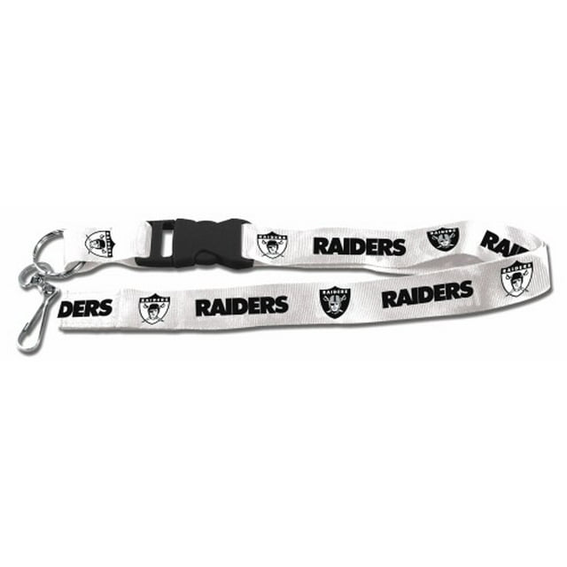 Oakland Raiders Lanière à Dégagement Rapide avec Porte-Clés - Style Rétro