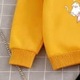 thumbnail image 6 of Hessimy Toddler Boys Girls Spring Summer 2Pcs Solid Long Sleeve Pullover Sweatshirt Pants Warm Sweatsuit, Solid Warm Sweat,3M-12Y(Yellow,2-3 Years), 6 of 7