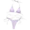 thumbnail image 2 of Traje de baño para mujer, moda, cómodo, bikini, traje de baño liso para mujer, bikinis, trajes de baño para mujer, conjuntos de bikini para mujer, trajes de baño bikini para mujer, 2 of 4