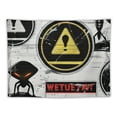 thumbnail image 5 of Orinice Alien Tapestry Wall Hanging Unique Style Graphic Tapestries Home Wall Decor Art for Living Room Bedroom Apartment Farmhouse Dorm 40x60inch, 5 of 6