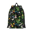 thumbnail image 2 of Picia Chamomile Printed Canvas Daypack - Stylish and Durable Vintage Compact Backpack - Class, Work, Travel, or Laptop Bookbag,Organized Compartments-Medium, 2 of 6