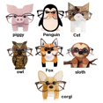 thumbnail image 3 of 3d Cute Animal Head Sunglasses Glasses Holder Stand Wood Rack Eyeglass Case, 3 of 5