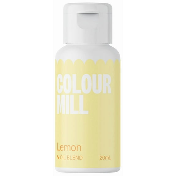 Colour Mill Oil-Based Food OKA4 Coloring, 20 Milliliters Lemon