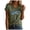 AG, variant on Vintage Flowers V Neck Shirt for Women Boho Floral Wildflowers Graphic Tee Casual Cottagecore Summer T Shirt (Green, XL)