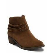 Kensie Women's Glover Ankle Boots Chestnut Suede Leather US 8.5M / EUR 38.5