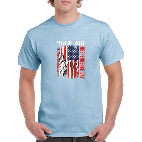 Independence Day 4Th Of July. T-Shirt Men -Image by Shutterstock, Male 4X-Large