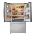 thumbnail image 6 of Kenmore French Door Refrigerator 26.6 cu ft with Bottom Freezer Drawer, Internal Water Dispenser, Ice Maker, Stainless Steel, 6 of 6