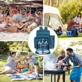 thumbnail image 2 of Mochila Canasta de Picnic Hap Tim para 2 Personas con Refrigerador Azul, 2 of 7