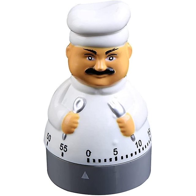 Temporizador de 60 minutos, temporizador mecánico, temporizador de cocina, reloj despertador ruidoso, contador