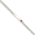thumbnail image 1 of Sterling Silver Polished Medical Curb Link ID Bracelet 7.5 Inch "Bracelets, 1 of 3