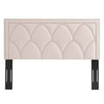 thumbnail image 3 of Greta Performance Velvet King California King Headboard Pink, 3 of 6