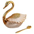 thumbnail image 2 of GROWTH TANK Swan Shaped Sugar Container Creative with Spoon for Hotel Restaurant Kitchen Style A, 2 of 9