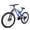 Blue, variant on Cirayno 26" Mountain Bikes for Adults, 21 Speed Disc Brake MTB, Comfort Steel Frame City Bike Bicycle with Full Suspension, Unisex, Red
