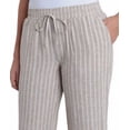 thumbnail image 2 of Briggs Ladies' Linen Blend Pant (Beige Stripes, Medium), 2 of 4