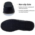 thumbnail image 5 of Zapatillas Vonair Mocasín para hombre, interior y exterior, color negro, talla 11US, 5 of 5