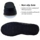 thumbnail image 5 of Zapatillas Vonair Mocasín para hombre, interior y exterior, color negro, talla 11US, 5 of 5