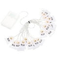 thumbnail image 2 of MesaSe Halloween Tombstone String Lights | 20pcs R.I.P Graveyard Tombstone LED Light String | 9.8ft Halloween Decorative Lights Battery Operated Outdoor Decoration, 2 of 6