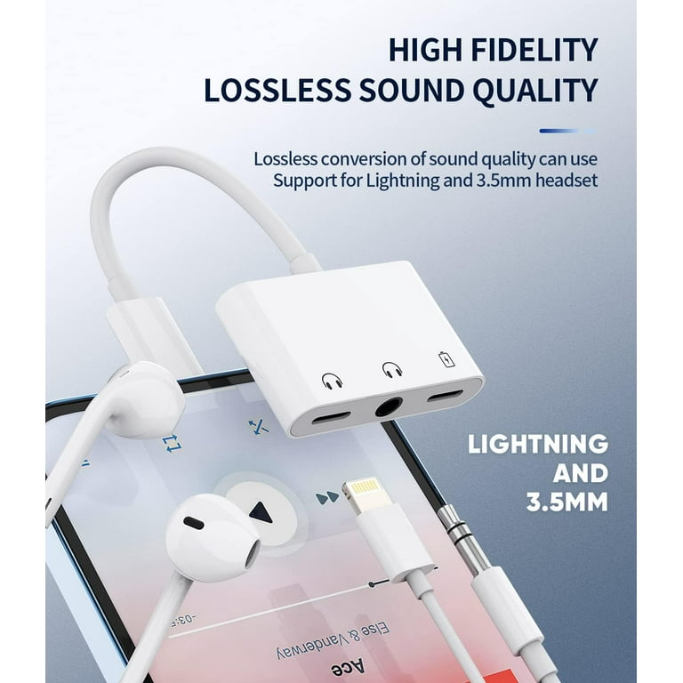 Charger Lightning Earphones To Aux Source Type C To Headphone Jack Adapter With Aux Audio And Type
