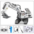 thumbnail image 1 of 18 Channels Hydraulic Full Metal Excavator G308h 1/14 Rtr, 1 of 1