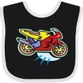 thumbnail image 3 of Inktastic Crotch Rocket Motorcycle Boys or Girls Baby Bib, 3 of 4