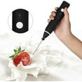 Milk Frother, USB Electric Handheld Foam Maker, 3 Speed Adjustable