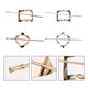 thumbnail image 1 of KAKOWELY 4Ud Clips De Accesorio Para En Metal Con Acabado Color Surtido Para Usar En Eventos, 1 of 8