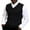 Black, variant on Men's Popular V-Neck Thickened Knitting Sleeveless Sweater Vest, Lightweight and Warm for Layering in Cool Weather,Black 3XL