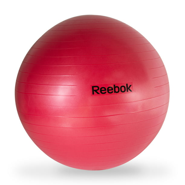 Reebok Anti 25.59 Inch Diameter Gym Exercise High Density Rubber Ball, Red - Walmart.com