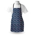 thumbnail image 4 of Animal Apron, Unicorn Party and Rainbows Interpretation, Unisex Kitchen Bib with Adjustable Neck for Cooking Gardening, Adult Size, Night Blue Multicolor, by Ambesonne, 4 of 4