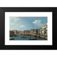 thumbnail image 2 of Canaletto 18x12 Black Modern Framed Museum Art Print Titled - View of the Santa Chiara Canal, in Venice (1730), 2 of 5