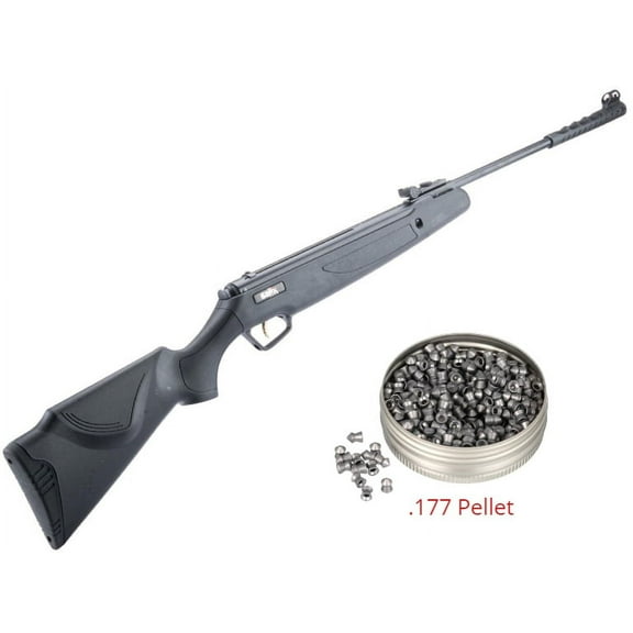 Trimex Arms Air Rifle .177 Cal Pellet Spring Power 500mm Break Barrel 850 Fps 200 RDS 4.5mm Pellet