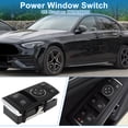 thumbnail image 2 of Interruptor de Ventana Eléctrica Unique Bargains No.1729056800 Interruptor de Control de Ventana para Mercedes-Benz C 180 coupe versión 13 modelos 2013-2015 M271.820 115 7A/MT Plástico Negro, 2 of 7