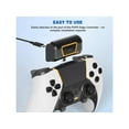 thumbnail image 4 of Bloc-piles Rechargeable Compatible avec Manette Dualsense/Edge PS5, Kit de Lecture et de Recharge pour Manette Playstation 5, 2000 mAh avec Indicateur LED, Câble de Chargement USB Type-C, 4 of 7