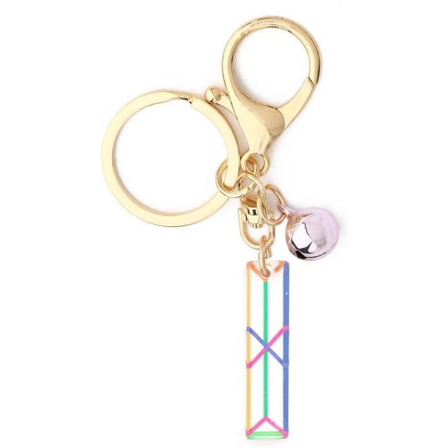 Letter Keychain,26 Letters A-Z Decorative Letter Keychain,Name Keychain for Women Girls Men Teenager Gift