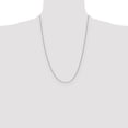 thumbnail image 4 of 14K White Gold .8mm Spiga (Wheat) Chain, 4 of 4