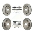 thumbnail image 1 of Transit Auto Front Rear Disc Brake Rotors and Ceramic Pads Kit for Car Toyota Sienna RAV4 Prime bZ4X Subaru Solterra Lexus NX450h+ Crown RZ450e K8T-104603, 1 of 11