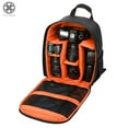 thumbnail image 3 of Luxtrada Waterproof Deluxe Camera/Video Padded Backpack for SLR / DSLR Cameras Photographer (Orange), 3 of 9