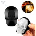 thumbnail image 1 of QualitChoice 3D Skeleton Head Ice Cube Silicone Ice Mold with Funnels Skeleton Head Mold, 1 of 6