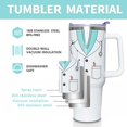 thumbnail image 4 of Doctors Day Gifts for Women Men, 40 Oz Tumbler with Handle and Straw, Durable Insulated Stainless Steel Leak-proof Travel Cup, Physicians Week Retirement Medical School Graduation Dr Presents, 4 of 6