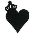 thumbnail image 3 of Beaded Milagro Heart Patches Flaming Sacred Heart Applique Mexican Folk Art Applique Decor Clothes Badges Sew on Patches Handmade DIY 2pieces, 3 of 4