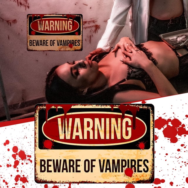 Cqxid Wall stickers Under $5 Halloween Sticker Wall Sticker Warning Sign Sticker Removable