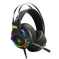thumbnail image 1 of K3 USB Wired PC Gaming Headphone 7.1 Channel Stereo Bass RGB Headset with Mic, 1 of 10