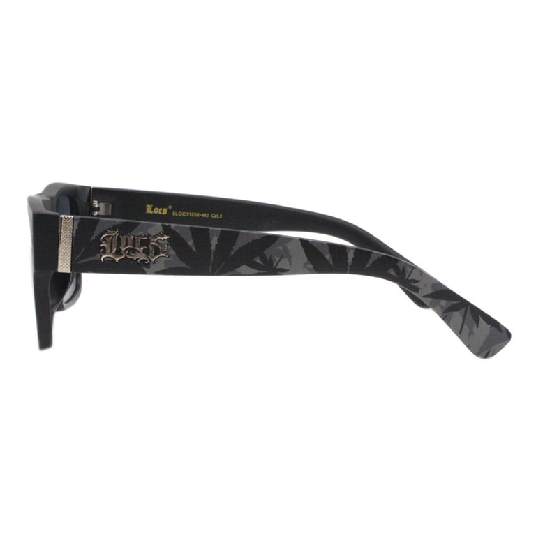 LOCS 91010 Black Sunglasses – Godfather Shades