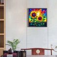 thumbnail image 2 of 5D DIY Taladro Diamante Pintura Girasoles Arte Casero, 2 of 9