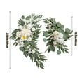 thumbnail image 3 of Artificial Flowers Plants for Sping Summer Outdoors Indoors Decoration, Wedding Simulation Flower Welcome Flower Signboard Flower Table Photography Decoration Wedding Supplies Two Piece Set, 3 of 6