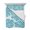 Cyan, Blue, White, variant on Quilts Twin Size Bedding Set, Light Blue Monstera Deliciosa Lightweight Quilted Comforter, Summer Botanical Tropical Soft Reversible Bedspread Coverlet with Pillow Covers for All Season, 68" x 86"