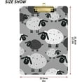 thumbnail image 3 of FMSHPON Sheeps Clipboard Hardboard Wood Nursing Clip Board and Pull for Standard A4 Letter 13x9 inches, 3 of 8