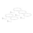 thumbnail image 1 of MesaSe 5Pack Metal Holder Organizer Hanger Multifunctional, 1 of 7