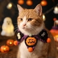 thumbnail image 5 of Halloween Cat Collars, Crochet Design Adjustable Collar for Cats and Small Dogs, Festive Accessory for Holiday Parties and Trick-or-Treat, 5 of 5