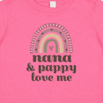 thumbnail image 4 of Inktastic Nana and Pappy Love Me Rainbow Girls Baby T-Shirt, 4 of 5